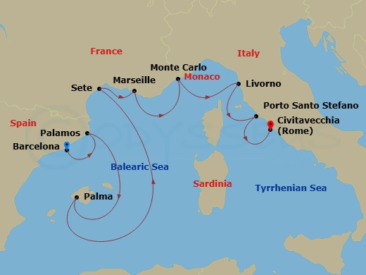 Cruise Map