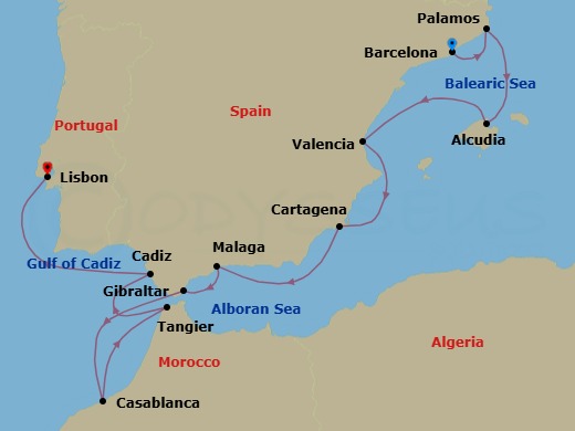 Cruise Map