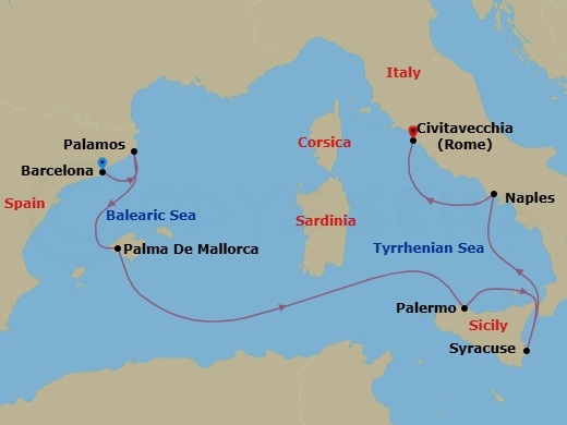 Cruise Map