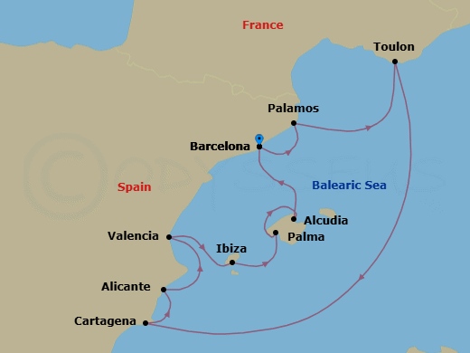 Cruise Map