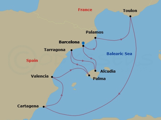 Cruise Map