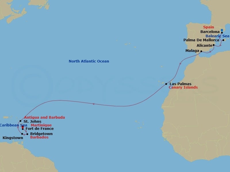 Cruise Map
