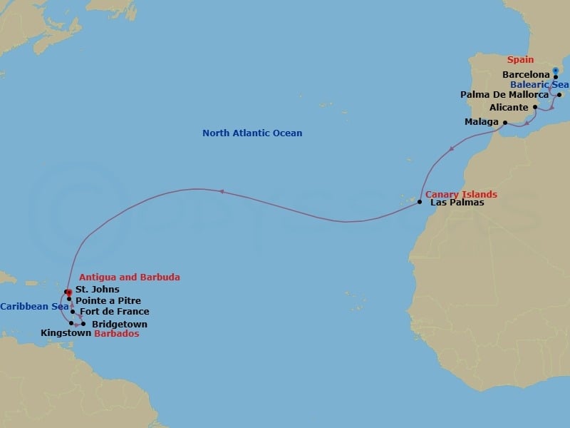 Cruise Map