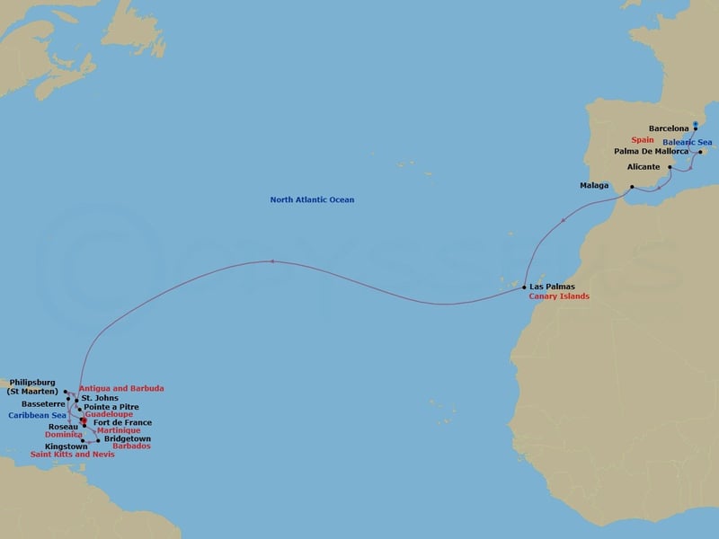 Cruise Map