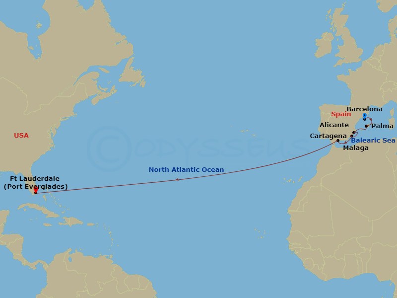 Cruise Map