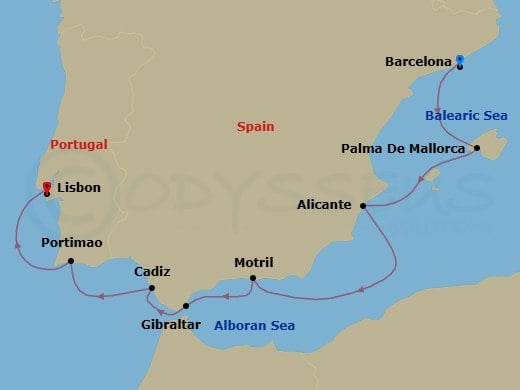 Cruise Map