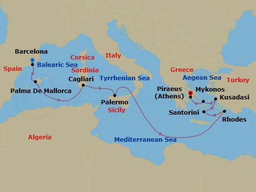 Cruise Map