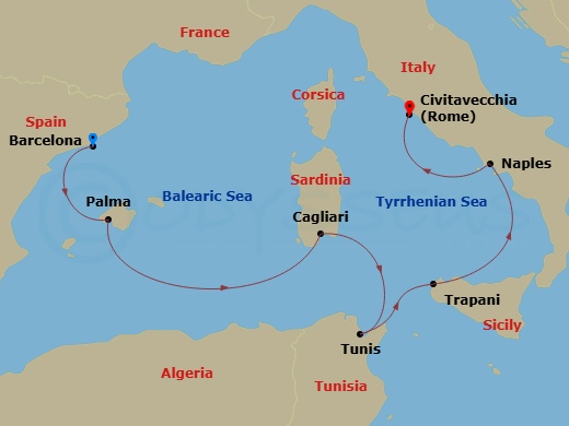 Cruise Map