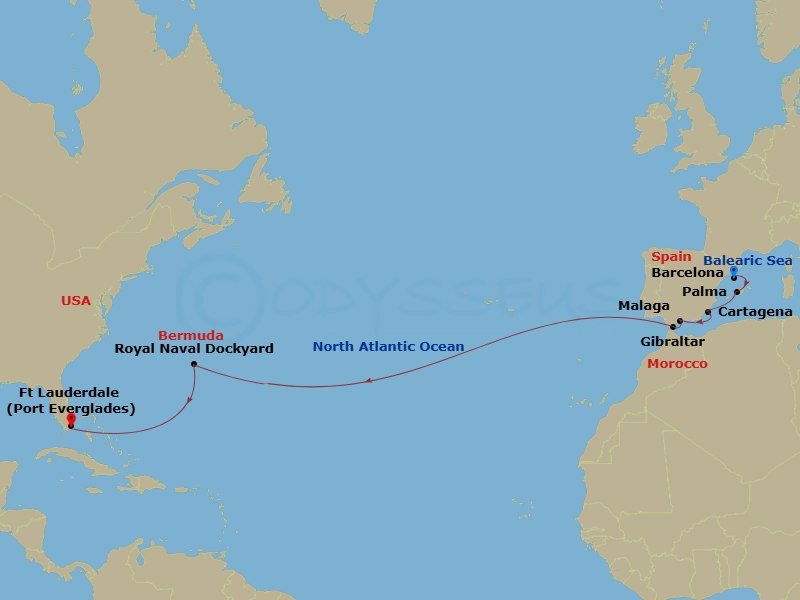 Cruise Map