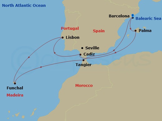 Cruise Map