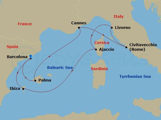 Cruise Map