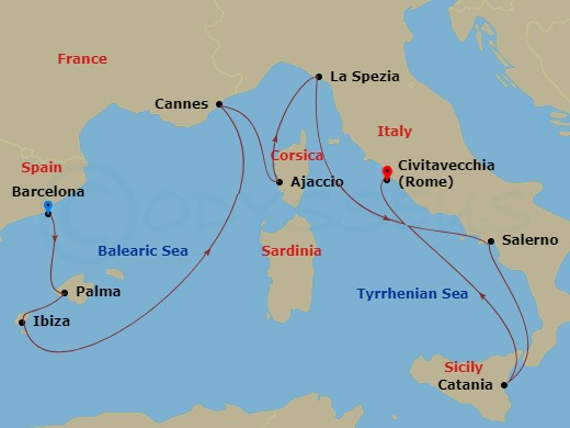 Cruise Map