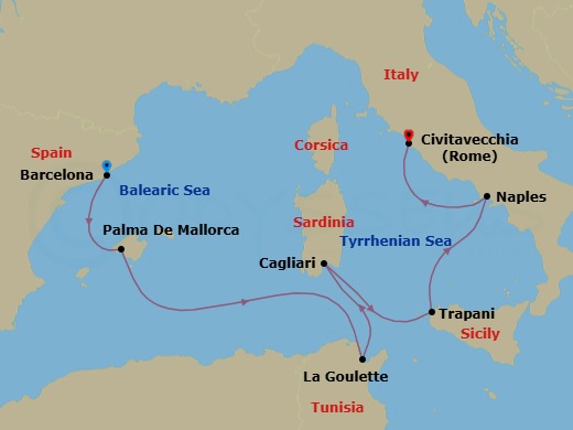 Cruise Map