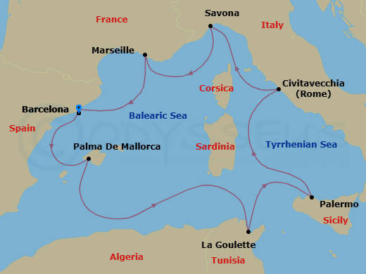 Cruise Map