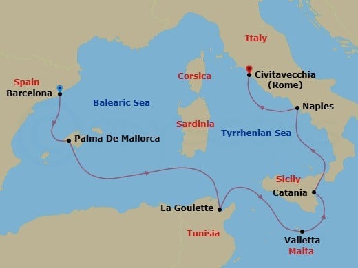 Cruise Map
