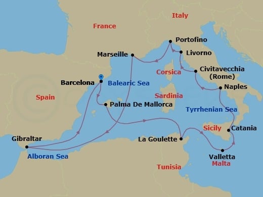 Cruise Map