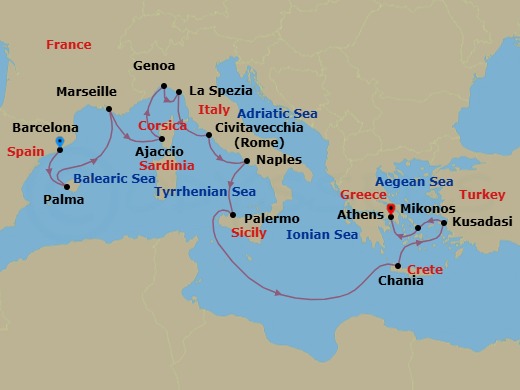 Cruise Map