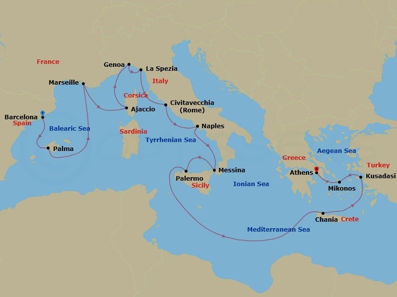 Cruise Map