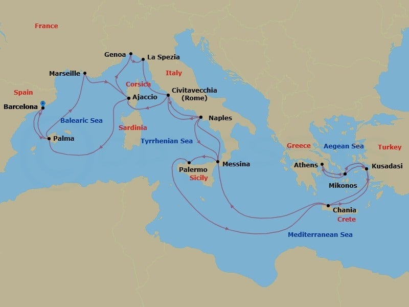 Cruise Map