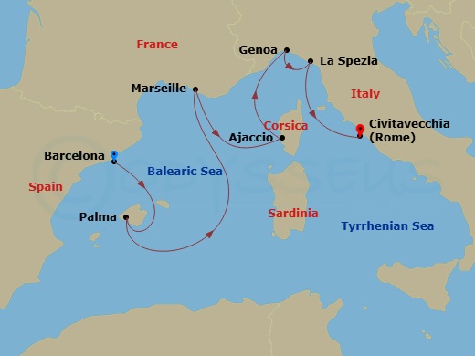 Cruise Map