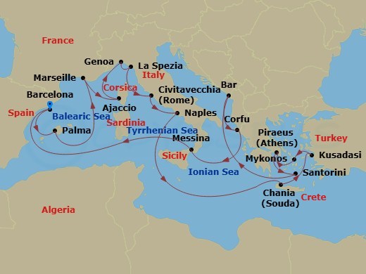 Cruise Map