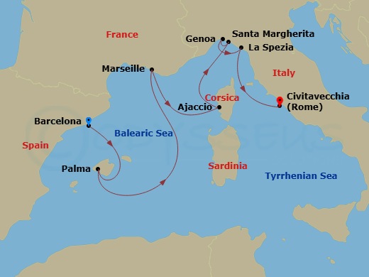 Cruise Map