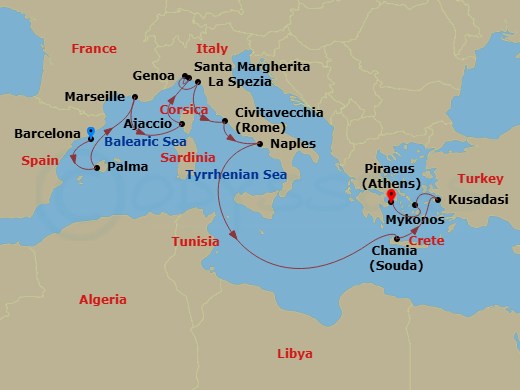 Cruise Map