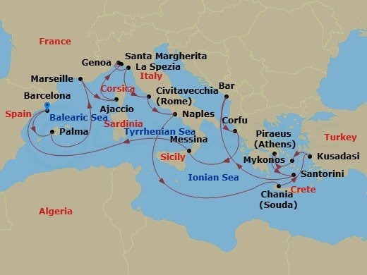 Cruise Map