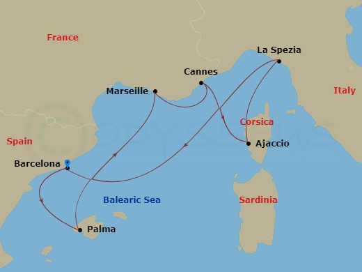 Cruise Map