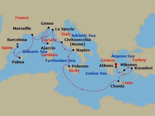 Cruise Map