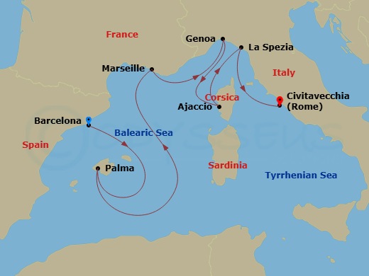 Cruise Map