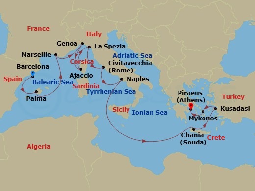 Cruise Map