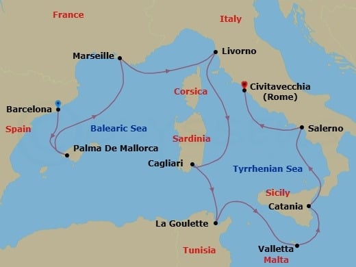 Cruise Map