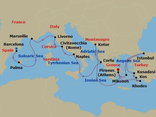 Cruise Map