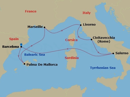 Cruise Map
