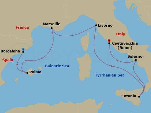 Cruise Map