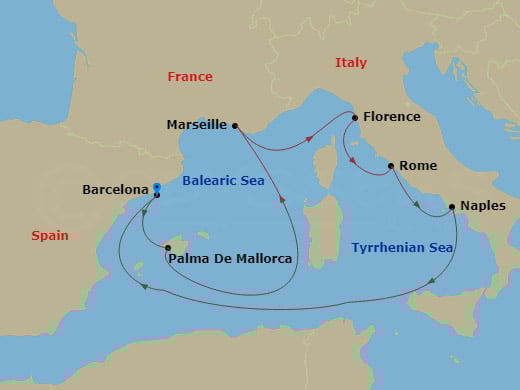 Cruise Map