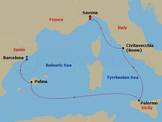 Cruise Map