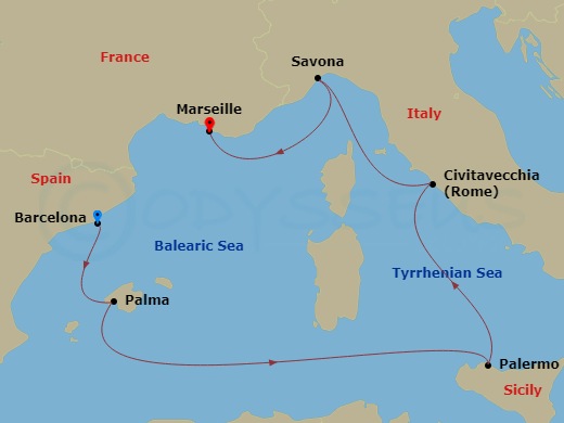 Cruise Map