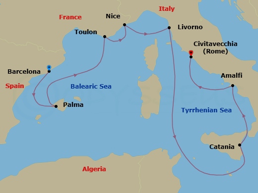 Cruise Map