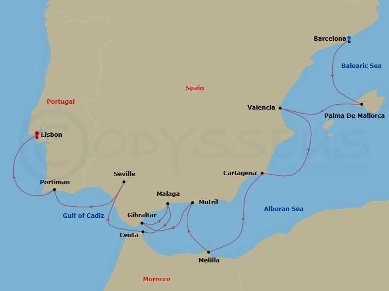Cruise Map