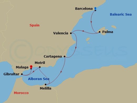 Cruise Map