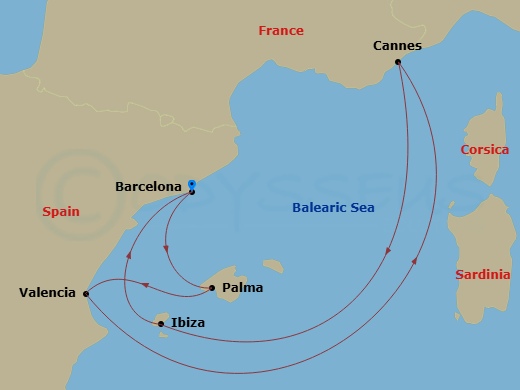 Cruise Map
