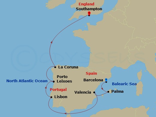 Cruise Map