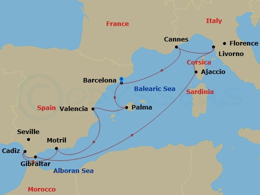Cruise Map