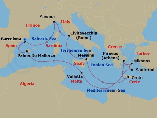 Cruise Map