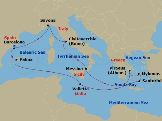 Cruise Map