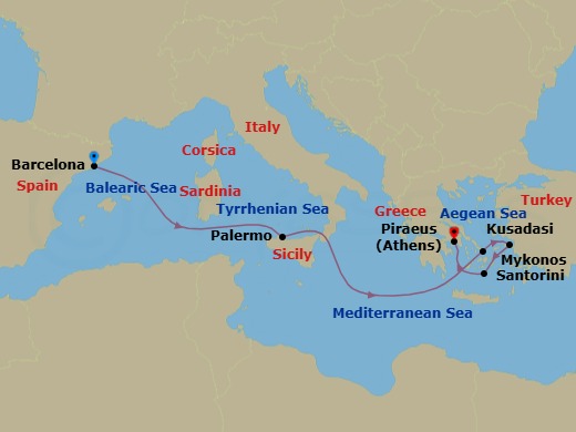 Cruise Map