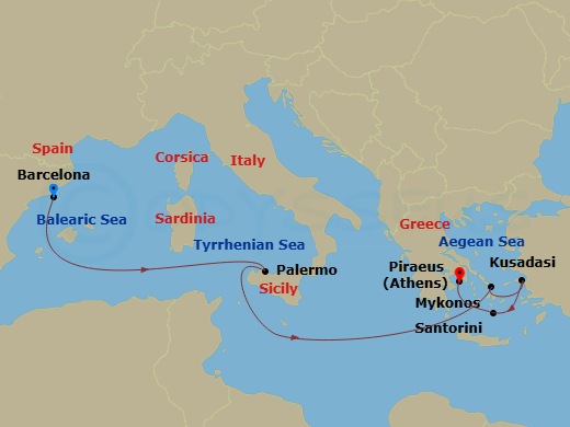 Cruise Map
