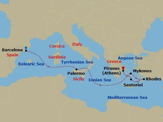 Cruise Map